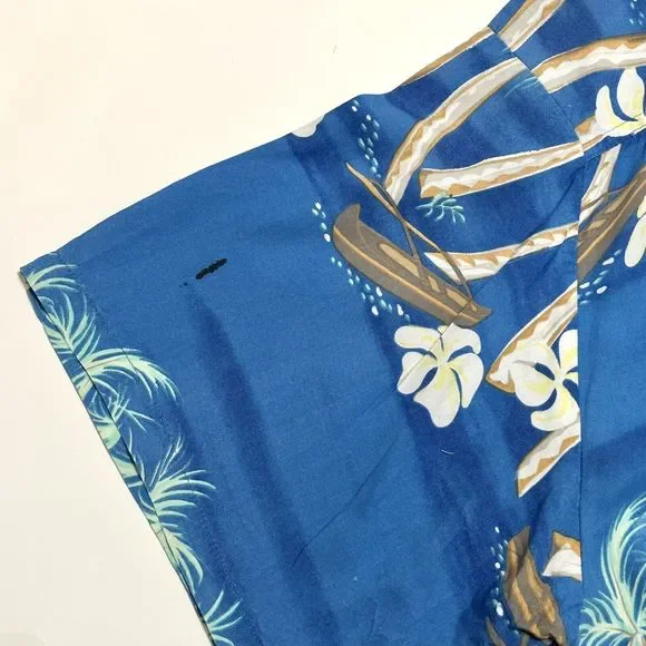 Kahala Hawaiian Shirt John Severson Mens Size XL Button Shirt Short Sleeve Rayon - Picture 10 of 11